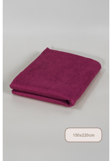 Elart Soft Kadife Masa Örtüsü Dikdörtgen 150x220 Cm Vişne Vişne