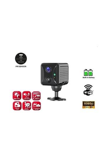 Vtn-317 Mini Pır Sensörlü Algılamalı Sesli Konuşmalı 1080p Hd Wifi Kamera