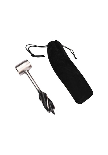 Fortunelane El Boru Matkap - Ahşap İçin Spiral Delici, Kamp Ve Outdoor Kurtarma Aleti, Bezi Çanta İle Derili Kılıf Yok