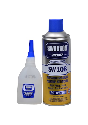 Swanson Works Sw Bond Profesyonel Hızlı Yapıştırıcı 400 Ml