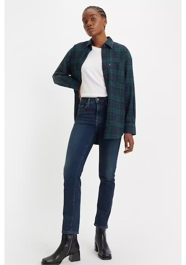 Levi's Bayan Kot Pantolon 18883-0208 Koyu Mavi Koyu Mavi Levi's Bayan Kot Pantolon 18883-0208 Koyu Mavi Koyu Mavi