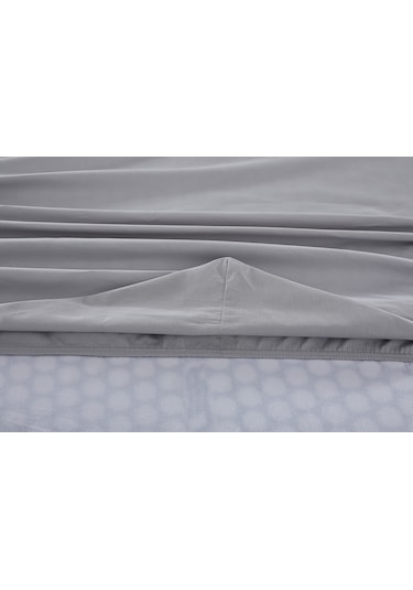 Colourful Fitted Çarşaf Çift King Size - Gri