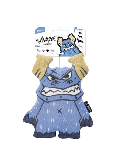 M-pets Savage Bull Boğa Peluş Köpek Oyuncağı 22x19 Cm