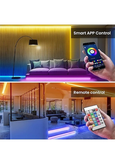 Usb Led Şeritler Bluetooth Uyumlu 5050 Rgb Ir Kontrol Led Duvar Chambre Esnek Lamba Bant Diyot Odası Tv Arka Plan Işıkları 3m