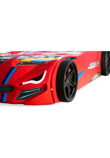 Arabalı Yatak , Bazalı Arabalı Yatak Merso Eko - Kırmızı