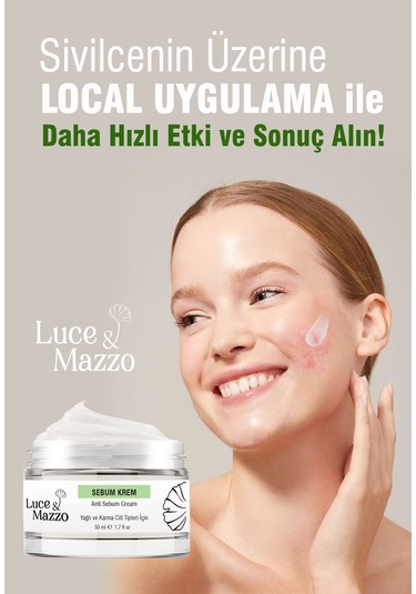 Luce & Mazzo Akne ve Sivilce Kremi 50 ML