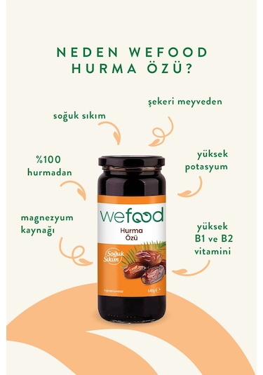 Wefood Hurma Özü 315 G (Soğuk Sıkım)