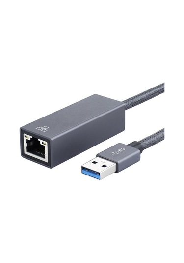 Usb 3.0 Am - Rj45 Gigabit Adaptör Kablosu, Uzunluk: 20 Cm