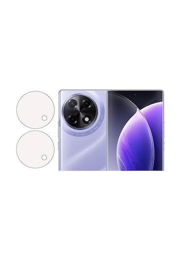 Tecno Camon 30s Esnek Nano Kamera Lens Koruyucu 2 Adet Şeffaf