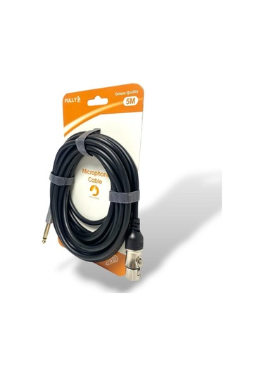 Fully Xlr Dişi-6.3mm Gitar Erkek Jaklı Kablo 5metre