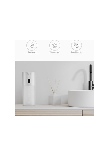 Yaozixa Otomatik Entegreli İnfrared Sensörlü Köpük Sabun Dağıtıcı 350ml Beyaz - El Temasısız, Hijyenik, Ev/banyo/mutfak Uygun Beyaz