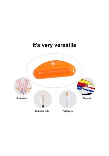 Kırmızı Yüz Temizleyici Sıkacakları Uygun Ergonomi Taşınabilir Diş Macunu Tutucu Tüp Kozmetik Dağıtıcıları Ev Gereçleri Kırmızı