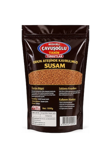 Bozkırlı Çavuşoğlu Odun Ateşinde Kavrulmuş Susam 1 KG