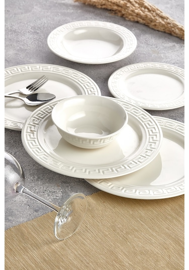 Cooker 6 Kişilik Milano 24 Parça Yemek Takımı Ckr4003