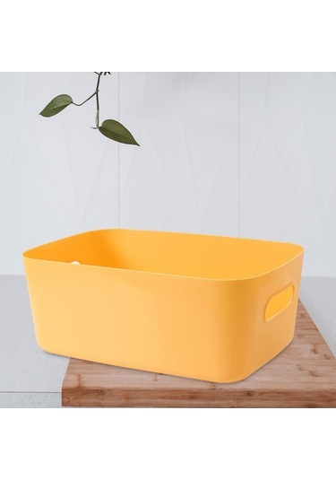 Pazly Suntek Şifonyer Sepeti Sarı Rafları Masaüstü Dolap Depolama Gk Sarı