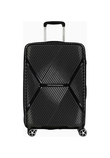 Benetton Orta Boy %100 Polipropilen Valiz Siyah Bnt3000