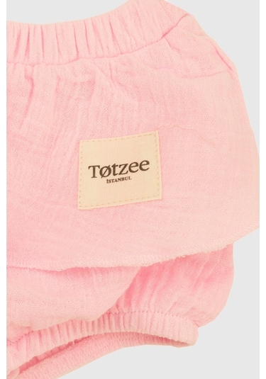 Totzee Etekli Şort Pembe