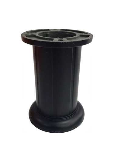 Safir Plastik Ayak Mobilya Koltuk Ayağı Siyah 10 cm