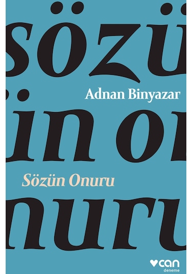 Sözün Onuru - Adnan Binyazar - Can Yayınları