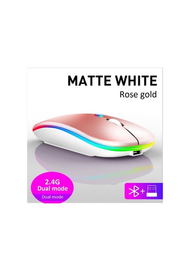 Kablosuz Sessiz Fare 2.4 Ghz Overwatch Fareler Fare Oyuncu Rgb Fare Taşınabilir Kablosuz Fare Dizüstü Bilgisayar Oyun Faresi