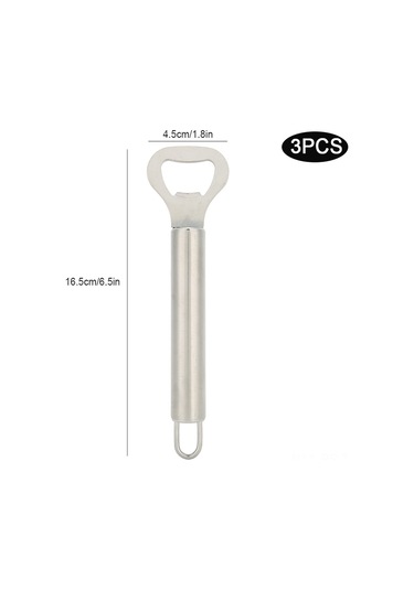 Reedark 3 Adet Çelik Parça Mini Poşet Boyu Bira Açıcı, Ev Fuarı Piknik Kamp Uygun, Dayanıklı Ve Kolay Kullanim