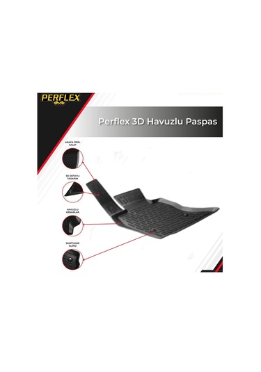 3d Paspas Siyah Bmw 5 Serisi F10 2015-2017