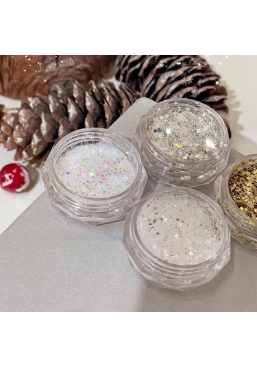 1mm Mini Köpüklü Yıldız Tırnak Glitter Köpüklü Pentagram Tırnak Dekorasyon Tırnak Salonu Tasarım Sevimli Aksesuarları Dıy Tırnak Sanat Tasarım Black