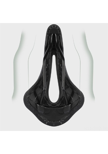 Symbee Bisiklet Sırt Yastığı Seti: Konforlu Yol Bisikleti Seli, Pu Malzeme, Yağmur Korumalı, Siyah-mavi Çok Renkli