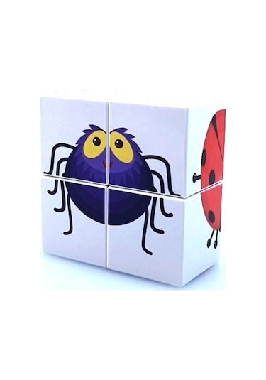 Küpss Manyetik Puzzle Hayvanlar