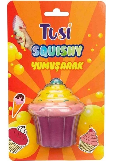 Squishy Cupcake: Slow Rising Köpük Oyuncak Yumuşacık Stres Giderici Figür Meyve