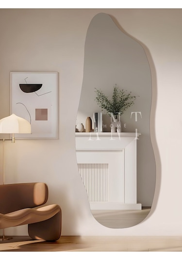Asimetrik Ayna, Natura Boy Aynası, Asimetrik Boyayna 160 X 60 Gümüş