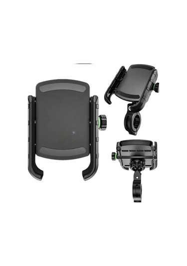 Bst3 Motosiklet Gidon Ve Ayna Bağlantılı Motor Ve Bisiklet Uyumlu Telefon Tutucu Renkli