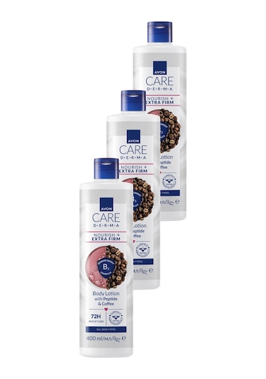 Avon Care Dermanourish + Extra Firm Vücut Losyonu 400ml Üçlü Paket