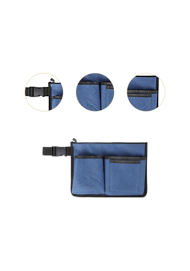 Suntek Hemşire Bel Paketi Kese Sağlık Aracı Organizatör Mavi