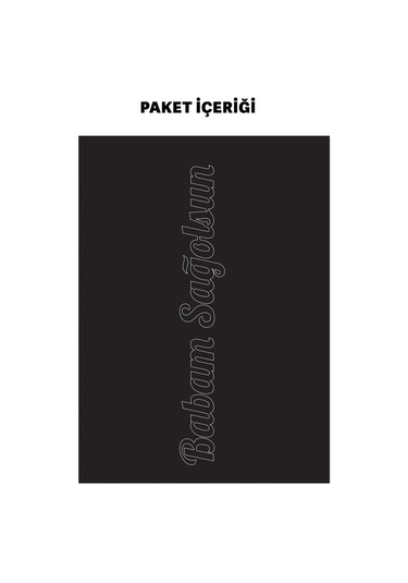 Babam Sağolsun Araç Sticker 21x29 Cm, Oto Sticker, Araba Sticker