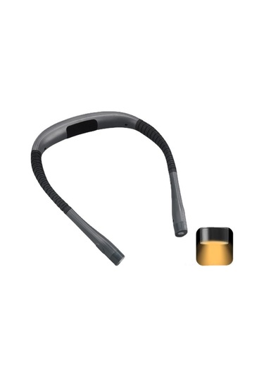 Üreticiler Toptan Led Asma Boyun Lambası Aydınlatma Lambası Gece Okuma Lambası Boyun Okuma Lambası Göz Koruma Masa Lambası Üç Renkli Aydınlatma Gri Diğer