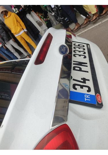 Ford Focus 3 Sedan 2012 2017 Bagaj Çıtası Paslanmaz Çelik Krom