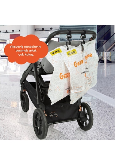 Gezenbebe 360 Derece Dönebilen Bebek Arabası Kancası