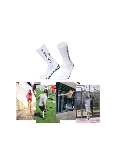 Willowhaven 6 Çift Açık Hava Sporları Koşu Esnek Çorapları Atletik Futbol Çorapları Beyaz/siyah/siyah&beyaz/siyah&beyaz&kırmızı/siyah&beyaz&mavi/beyaz&mavi&kırmızı 39-46 Boyut Beyaz