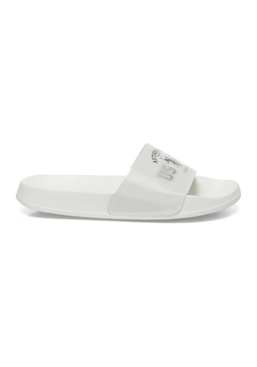 U.s. Polo Assn. 101984308 Arwen 5fx Beyaz Kadın Terlik Beyaz