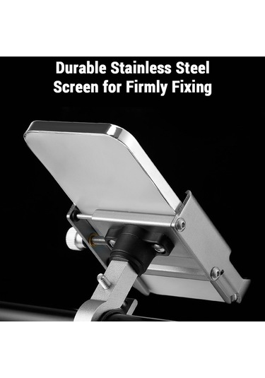 Soulader Pratik Ve Sağlam Alüminyum Telefon Tutucu, Döner Mekanizmalı Cep Telefonu Standı Kırmızı