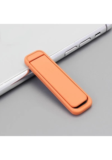Goldenqian Cep Telefonu Kickstand Evrensel Dikey Yatay Standı Ayarlanabilir Mini Katlanır Masa Dağı Tutucu İphone Samsung Orange Orange