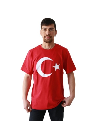 Road Life Ay Yıldız Baskılı T-shirt