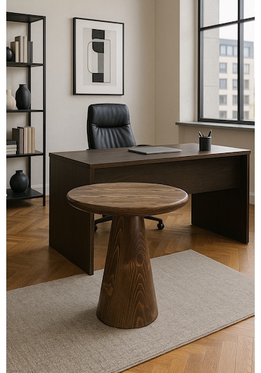 Nord Ahşap Orta Sehpa Ceviz Renk Mantar Sehpa Ceviz Nord Ahşap Orta Sehpa Ceviz Renk Mantar Sehpa Ceviz