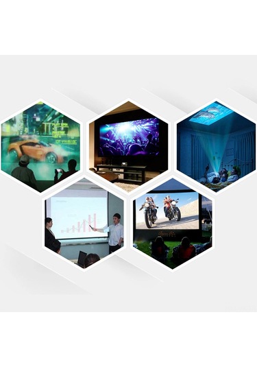 Vkemall Dlp Projeksiyon İçin Taşınabilir 3d Gözlük - 144hz Frekans, 2ms Yanıt Süresi, 10m Etki Alanı Siyah