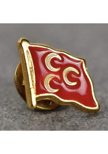 Milliyetçi Hareket Partisi Mhp Parti Rozet Çok Renkli