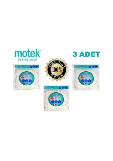 Motek Yedek Püskül Mop Fix Pratik Trent Mopida Comfort Modellerine Uyumlu 3 Adet
