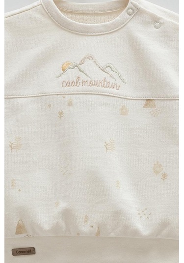 Caramell %100 Pamuk Cool Mountai 2'li Takım Crml.tke2024 Bej