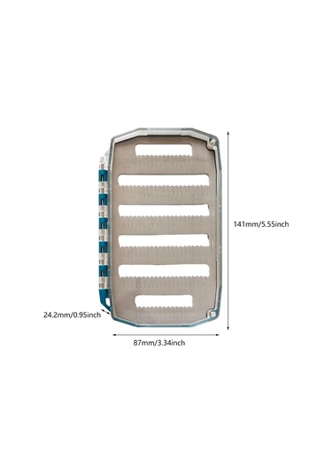 Suntek Fly Box Sinek Takımı Saklama Kutusu Balıkçı Mavi-s