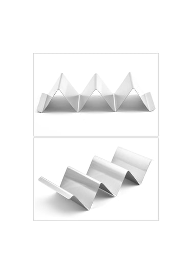 Lunext Taco Ve Hot Dog İçin Stand Daliği Tutucu 447331173 Gümüş